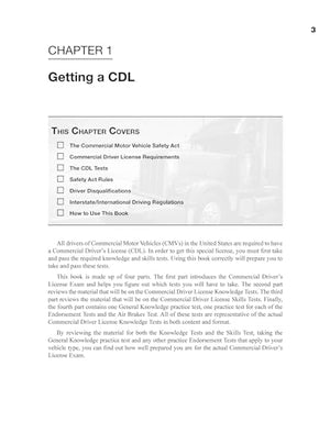 Cdl  Commercial Driver'S License Exam, 20242025: Complete Prep For The Truck & Bus Driver'S License Exams (Cdl Test Preparatio