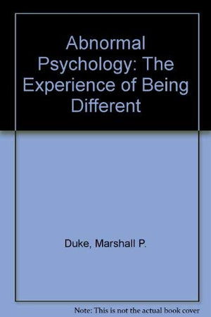 Abnormal Psychology: Perspectives on Being Different,Used