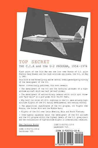 The C.I.A. and the U2 Program: 19541974 (Top Secret (New Century)),Used