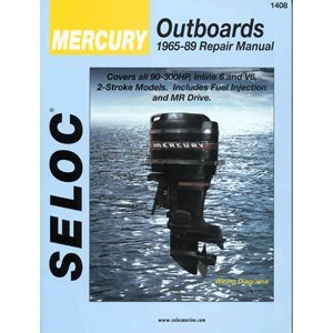 Seloc Mercury Outboards, 196589, Repair Manual: 90300 Horsepower 6Cylinder,Used