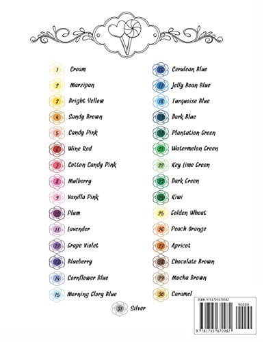 Adult Color By Numbers Coloring Book of Sweets and Treats: Color By Number Coloring Book for Adults of Sweets, Treats, Deserts, ,Used