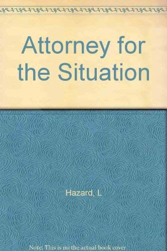 HAZARD: ATTORNEY FOR THE SITUATION (CLOTH),Used