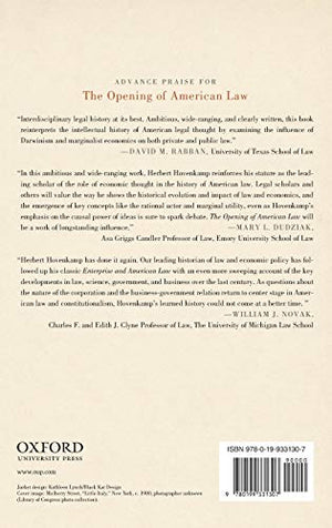 The Opening of American Law: Neoclassical Legal Thought, 18701970,New