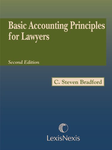 Basic Accounting Principles for Lawyers: With Present Value and Expected Value,Used