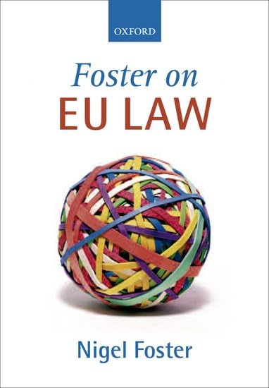 Foster on EU Law,Used