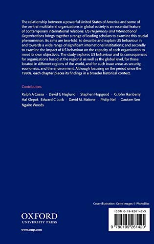 US Hegemony and International Organizations,Used