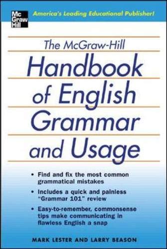 The Mcgrawhill Handbook Of English Grammar And Usage-new