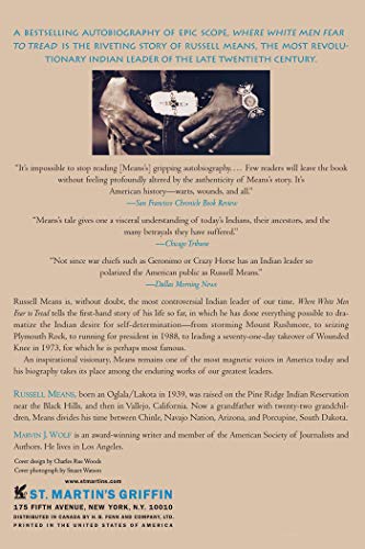 Where White Men Fear to Tread: The Autobiography of Russell Means,Used