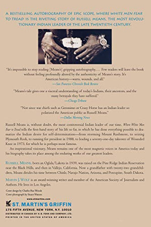 Where White Men Fear To Tread: The Autobiography Of Russell Means,New