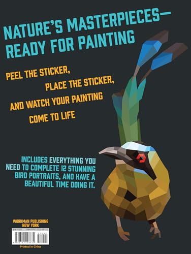 Paint by Sticker: Birds: Create 12 Stunning Images One Sticker at a Time!,Used