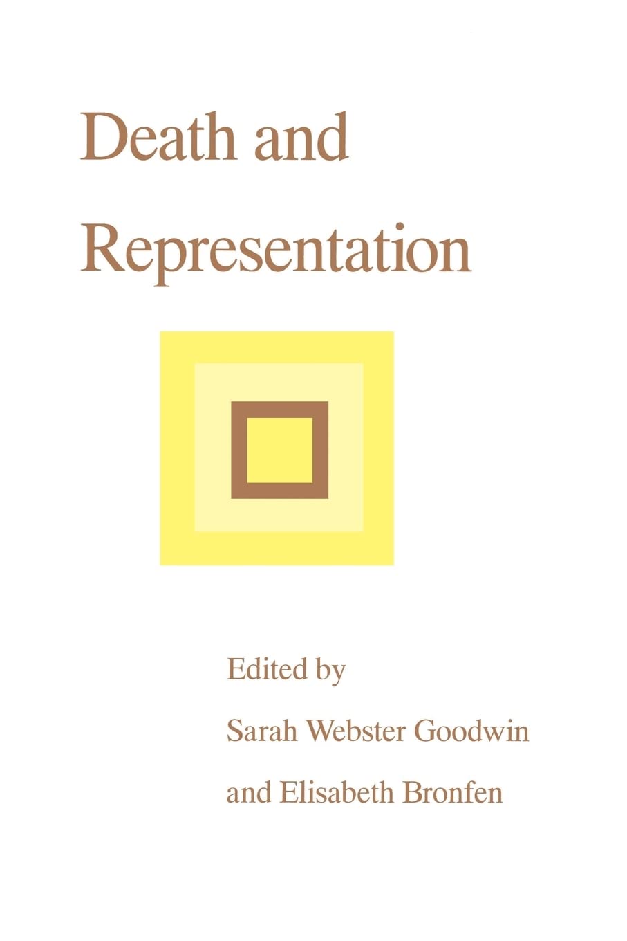 Death and Representation (Parallax: Revisions of Culture and Society),Used