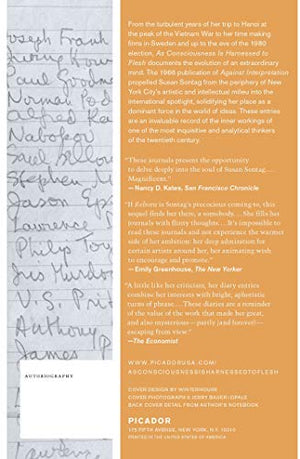 As Consciousness Is Harnessed to Flesh: Journals and Notebooks, 19641980,Used