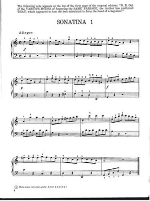 Clementi  Six Sonatinas, Op. 36: Book & CD (Alfred Masterwork CD Edition),Used