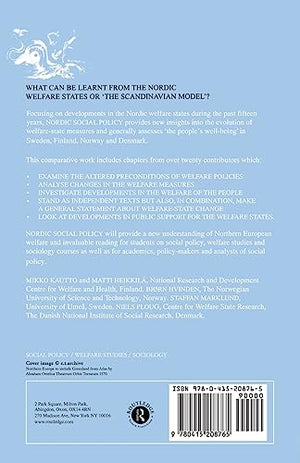 Nordic Social Policy: Changing Welfare States,Used