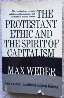 Protestant Ethic and Spirit of Capitalism,Used
