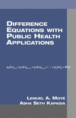 Difference Equations with Public Health Applications (Chapman & Hall/CRC Biostatistics Series),Used