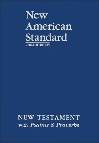 New American Standard New Testament With Psalms And Proverbs; Blue Imitation Leather