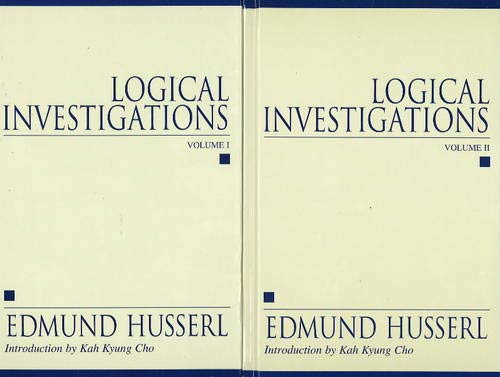 Logical Investigations, 2 VolumeSet,Used