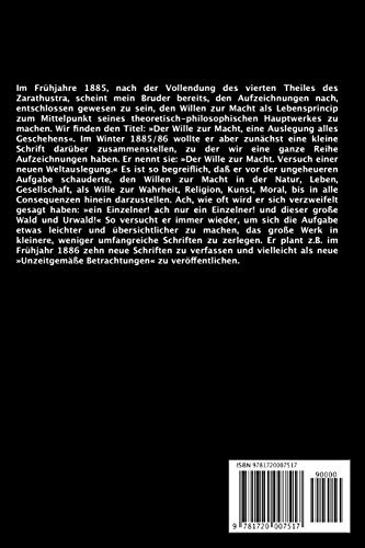 Der Wille Zur Macht: (Vollstndige Ausgabe / I  Ii) (German Edition)