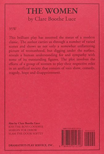 The Women. (Acting Edition For Theater Productions),Used