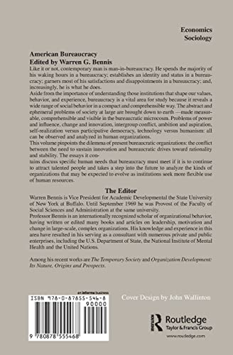 American Bureaucracy (Society Books),Used