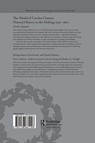 The World of Carolus Clusius (Perspectives in Economic and Social History),Used
