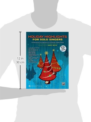 Holiday Highlights for Solo Singers: 10 Contemporary Arrangements of Popular Holiday Songs, Book & CD,Used
