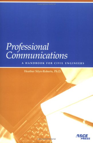 Professional Communications: A Handbook for Civil Engineers,Used
