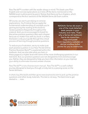 Pass The 66: A Plain English Explanation To Help You Pass The Series 66 Exam,Used