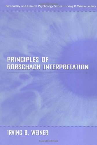 Principles of Rorschach Interpretation,Used