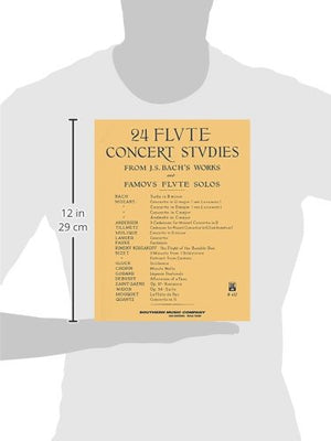 24 Flute Concert Studies: Unaccompanied Flute,Used