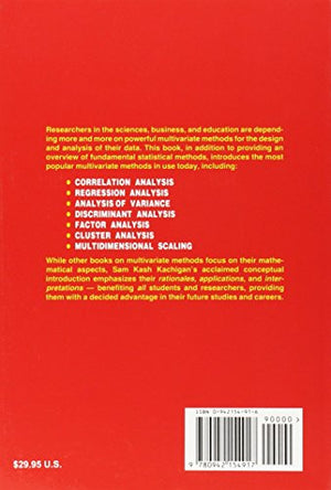 Multivariate Statistical Analysis: A Conceptual Introduction, 2Nd Edition,New