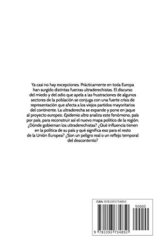 Epidemia Ultra: La ola reaccionaria que contagia a Europa (Spanish Edition),Used