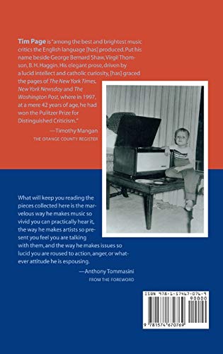 Tim Page on Music: Views and Reviews (Amadeus),Used