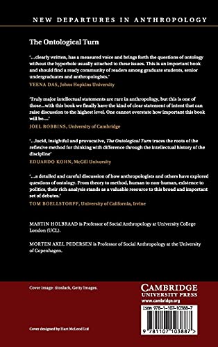 The Ontological Turn: An Anthropological Exposition (New Departures in Anthropology),Used