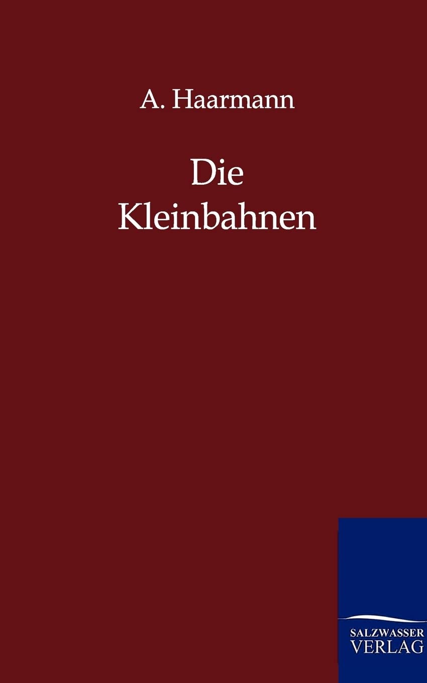 Die Kleinbahnen (German Edition),Used