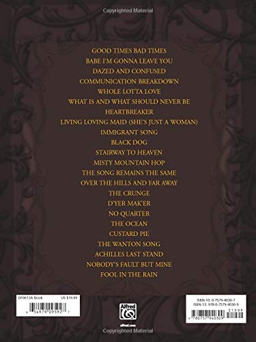 Drum Techniques of Led Zeppelin: Note for Note Transcriptions of 23 Classic John Bonham Drum Tracks,Used