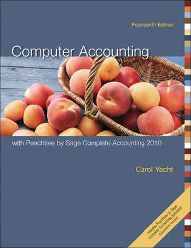 Computer Accounting With Peachtree By Sage Complete Accounting 2010,New