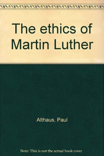 The Ethics of Martin Luther,Used
