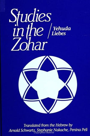 Studies In The Zohar (Suny Series In Judaica)-new