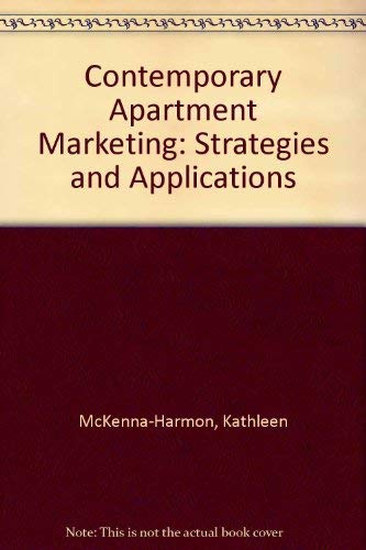 Contemporary Apartment Marketing : Strategies and Applications,Used