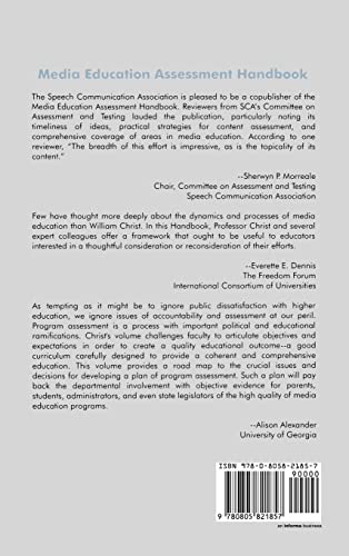 Media Education Assessment Handbook (Routledge Communication Series),Used