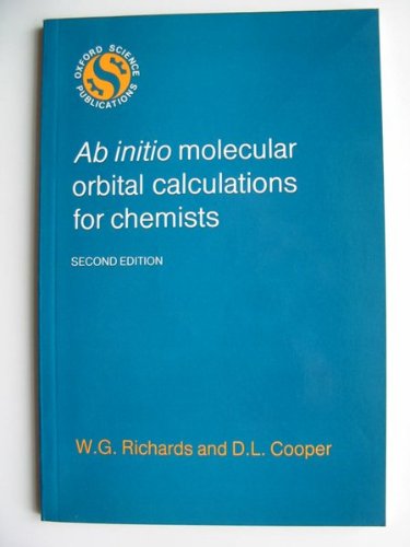 Ab Initio Molecular Orbital Calculations for Chemists,Used