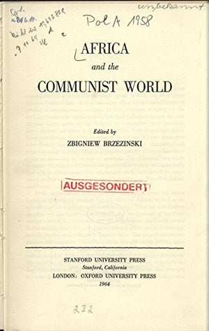 Africa and the Communist World,Used
