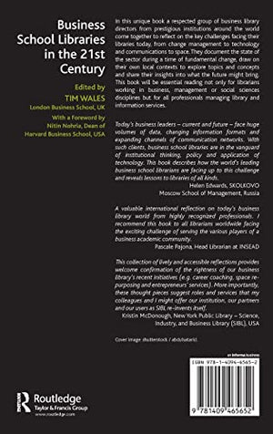 Business School Libraries in the 21st Century,Used