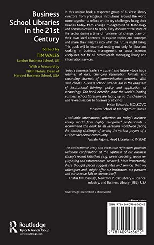 Business School Libraries in the 21st Century,Used