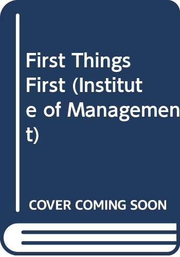 First Things First (Institute of Management),Used