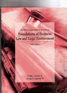 Study Guide with Quicken Business Law Partner 3.0 CDROM for Business Law & the Legal Environment,Used