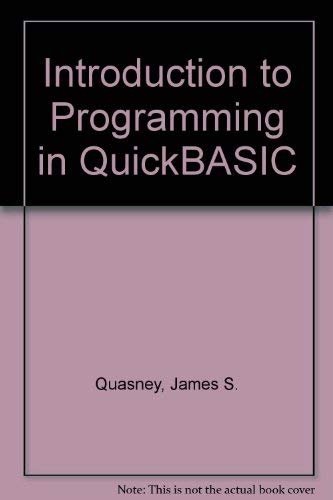 Programming in QuickBASIC,Used