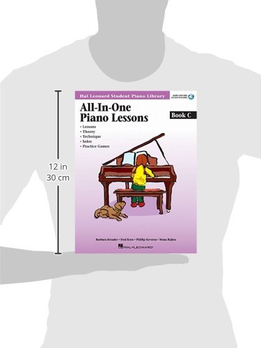 AllinOne Piano Lessons Book C Book/Online Audio (Hal Leonard Student Piano Library (Songbooks)),New